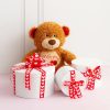 Stackable Gift Boxes |  Gift Box Round White (25cmDx15cmH) Set 3 Gift Boxes Stackable Gift Boxes