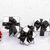 Stackable Gift Boxes |  Gift Flower Box Square Silhouette White (20x15cmH) Set 3 Gift Boxes Stackable Gift Boxes