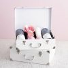 Suitcase Gift Boxes |  Suitcase Hamper Gift Box White (26Wx36Lx13cmH) Set 2 Gift Boxes Suitcase Gift Boxes