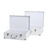 Suitcase Gift Boxes |  Suitcase Hamper Gift Box White (26Wx36Lx13cmH) Set 2 Gift Boxes Suitcase Gift Boxes