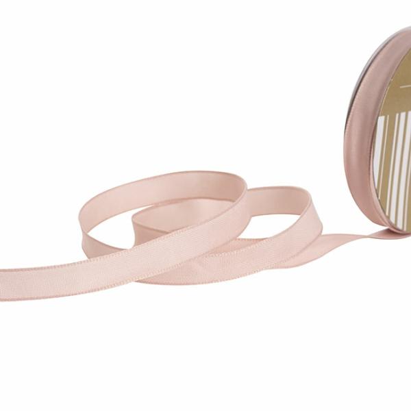 Taffeta Ribbon |  Ribbon Taffeta Woven Edge Baby Pink (15mmx20m) Fabric & Paper Ribbons Soft Pink