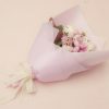 Tallow Wrap |  Tallow Paper 75 Micron Pack 100 Baby Pink (60x60cm) Flower Wrap Soft Pink