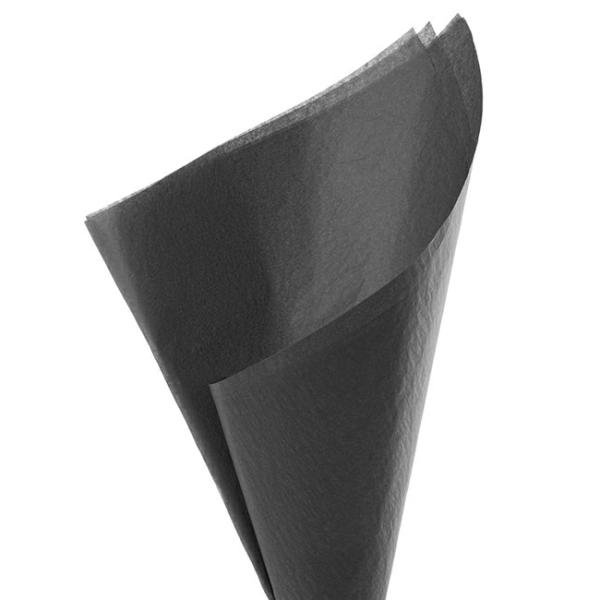 Tissue Paper |  Tissue Paper Pack 480 Deluxe Acid Free 17gsm Black (50x75cm) Tissue Paper Black