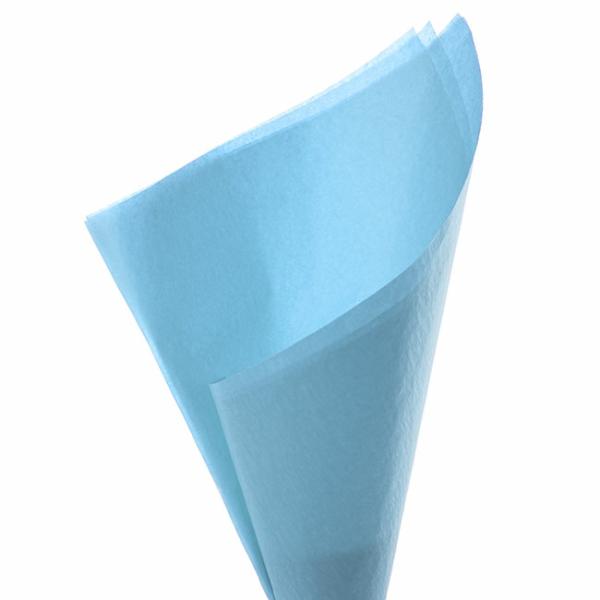 Tissue Paper |  Tissue Paper Pack 480 Deluxe Acid Free 17gsm Blue (50x75cm) Tissue Paper Soft Blue