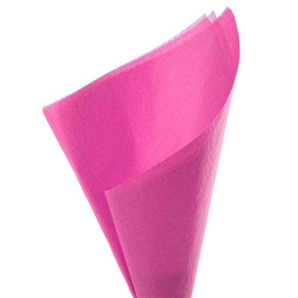 Tissue Paper |  Tissue Paper Pack 480 Deluxe Acid Free 17gsm Cerise(50x75cm) Tissue Paper Pink