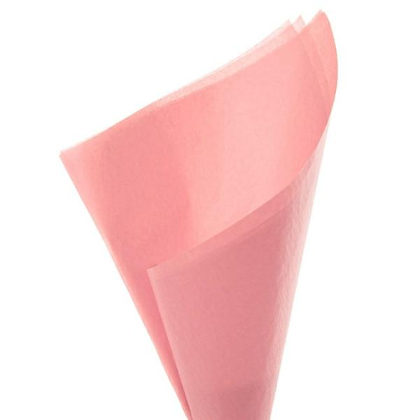 Tissue Paper |  Tissue Paper Pack 480 Deluxe Acid Free 17gsm Pink (50x75cm) Tissue Paper Soft Pink