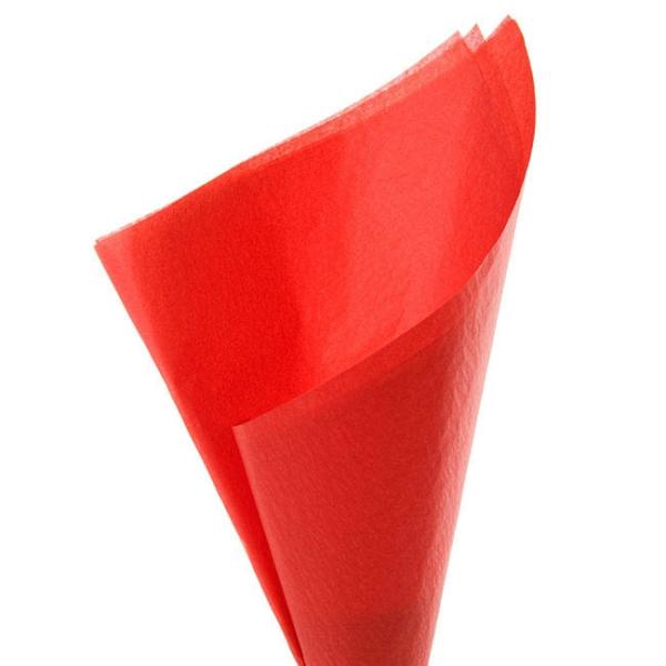 Tissue Paper |  Tissue Paper Pack 480 Deluxe Acid Free 17gsm Red (50x75cm) Tissue Paper Red