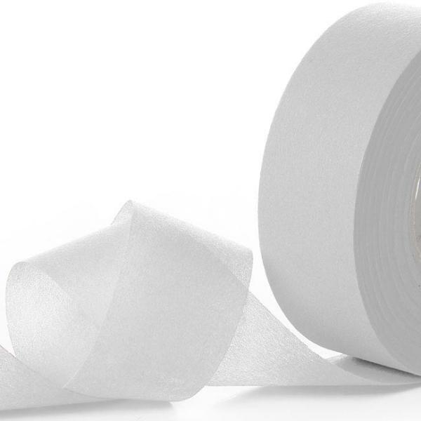 Valentine’s Day Ribbons |  Nonwoven Ribbon Nova White (4cmx40m) Fabric & Paper Ribbons Nonwoven Ribbon