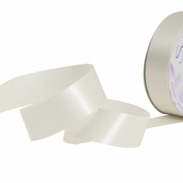 Valentine’s Day Ribbons |  Premium NonTear Florist Ribbon Satin Whisper White(30mmx50m) Fabric & Paper Ribbons Poly Tear Ribbon