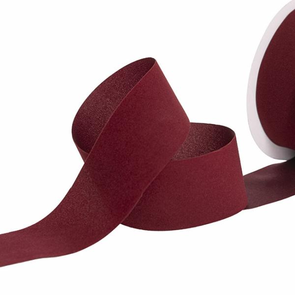 Valentine’s Day Ribbons |  Ribbon Deluxe Velvet Cut Edge Deep Red (38mmx20m) Fabric & Paper Ribbons Dark Red