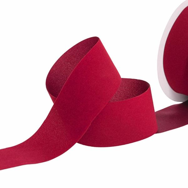 Valentine’s Day Ribbons |  Ribbon Deluxe Velvet Cut Edge Red (38mmx20m) Fabric & Paper Ribbons Red