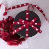 Valentine’s Day Ribbons |  Vintage Cotton Ribbon Heart Red White (15mmx10m) Cotton Ribbons Cotton Ribbons