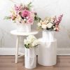 Vase Box |  Posy Bag With Ribbon Handle Square White (18x18x16cmH) Pk 5 Flower Bouquet Bags Flower Bouquet Bags