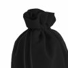 Velvet Gift Bags |  Velvet Gift Bag Large Pack 6 Black (15x24cmH) Gift Bags Black