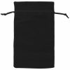 Velvet Gift Bags |  Velvet Gift Bag Large Pack 6 Black (15x24cmH) Gift Bags Black