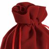 Velvet Gift Bags |  Velvet Gift Bag Large Pack 6 Red (15x24cmH) Gift Bags Red