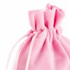 Velvet Gift Bags |  Velvet Gift Bag Medium Pack 6 Baby Pink (12.5x17cmH) Gift Bags Soft Pink