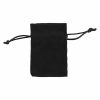 Velvet Gift Bags |  Velvet Gift Bag Small Pack 6 Black (7.5x10cmH) Gift Bags Black