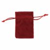 Velvet Gift Bags |  Velvet Gift Bag Small Pack 6 Red (7.5x10cmH) Gift Bags Red