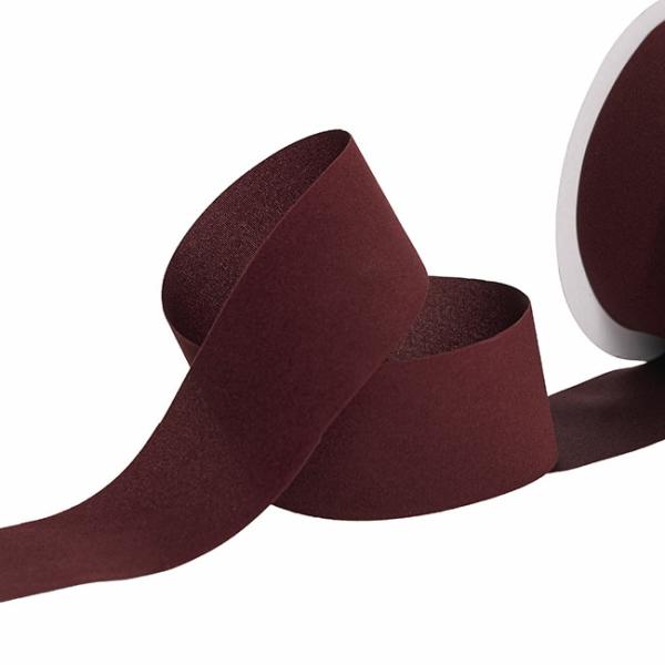 Velvet Ribbon |  Ribbon Deluxe Velvet Cut Edge Burgundy (38mmx20m) Fabric & Paper Ribbons Dark Red