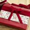 Velvet Ribbon |  Ribbon Deluxe Velvet Cut Edge Red (15mmx20m) Fabric & Paper Ribbons Red