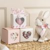 Wedding & Party Favour Boxes |  Bomboniere Chocolate Heart Box Baby Pink Pk20 (70x70x70mmH) Bomboniere Packaging Soft Pink