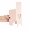 Wedding & Party Favour Boxes |  Bomboniere Chocolate Heart Box Baby Pink Pk20 (70x70x70mmH) Bomboniere Packaging Soft Pink