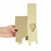 Wedding & Party Favour Boxes |  Bomboniere Chocolate Heart Box Gold Pack 20 (70x70x70mmH) Bomboniere Packaging Gold