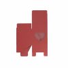 Wedding & Party Favour Boxes |  Bomboniere Chocolate Heart Box Red Pack 20 (70x70x70mmH) Bomboniere Packaging Red