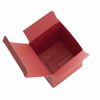 Wedding & Party Favour Boxes |  Bomboniere Chocolate Heart Box Red Pack 20 (70x70x70mmH) Bomboniere Packaging Red