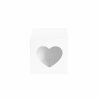 Wedding & Party Favour Boxes |  Bomboniere Chocolate Heart Box White Pack 20 (70x70x70mmH) Bomboniere Packaging Wedding & Party Favour Boxes