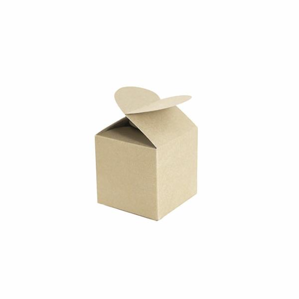 Wedding & Party Favour Boxes |  Bomboniere Chocolate Modern Box Gold Pack 20 (45x45x55mmH) Bomboniere Packaging Gold