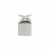 Wedding & Party Favour Boxes |  Bomboniere Chocolate Modern Box Silver Pack 20 (45x45x55mmH) Bomboniere Packaging Silver