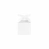 Wedding & Party Favour Boxes |  Bomboniere Chocolate Modern Box White Pack 20 (45x45x55mmH) Bomboniere Packaging Wedding & Party Favour Boxes