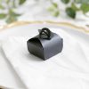 Wedding & Party Favour Boxes |  Bomboniere Chocolate Petite Box Black Pk20 (45x45x60mmH) Bomboniere Packaging Black