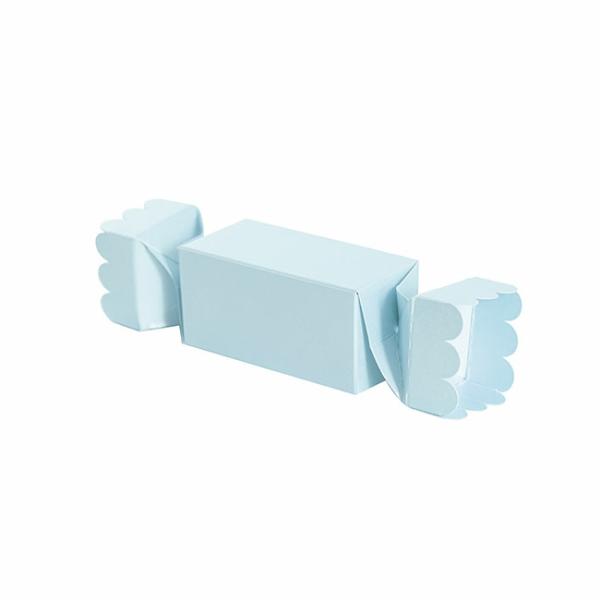 Wedding & Party Favour Boxes |  Chocolate Lolly BonBon Box Baby Blue Pack 20 (40x40x80mmH) Bomboniere Packaging Soft Blue