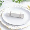 Wedding & Party Favour Boxes |  Chocolate Lolly BonBon Box White Pack 20 (40x40x80mmH) Bomboniere Packaging Wedding & Party Favour Boxes