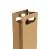 Wine Gift Bags |  Wine Bag Single Bottle Kraft Brown Pack 5 (11Wx9Gx42cmH) Gift Bags Soft Brown