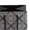 Wine Gift Bags |  Wine Bag Single Bottle Pack 5 Diamond Silver (11x10x36cmH) Gift Bags Black