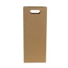 Wine Gift Bags |  Wine Bag Two Bottle Kraft Brown Pack 5 (17Wx9Gx42cmH) Gift Bags Soft Brown