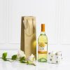 Wine Gift Bags |  Wine Bottle Bags Single Pack 5 Gold (10.5X9X35cmH) Gift Bags Gold