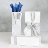 Wine Gift Bags |  Wine Bottle Bags Single Pack 5 Silver (10.5X9X35cmH) Gift Bags Silver