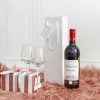 Wine Gift Bags |  Wine Bottle Bags Single Pack 5 White (10.5X9X35cmH) Gift Bags White