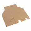 Wine Gift Boxes |  Wine Box Carrier 6 Bottles Kraft Brown (178x267x305mmH) Gift Boxes Soft Brown