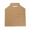 Wine Gift Boxes |  Wine Carrier 4 Bottles Kraft Brown (17.6×17.6×39.5cmH) Gift Boxes Soft Brown