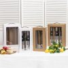 Wine Gift Boxes |  Wine Window Carry Box Hamper 3 Bottles White (25x9x34cmH) Gift Boxes White