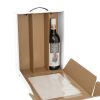 Wine Gift Boxes |  Wine Window Carry Box Hamper 3 Bottles White (25x9x34cmH) Gift Boxes White