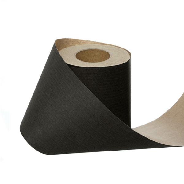 Wrapping Paper Rolls |  Wrapping Narrow Roll Solid Kraft Black (10cmx25m) Wrapping Paper Black