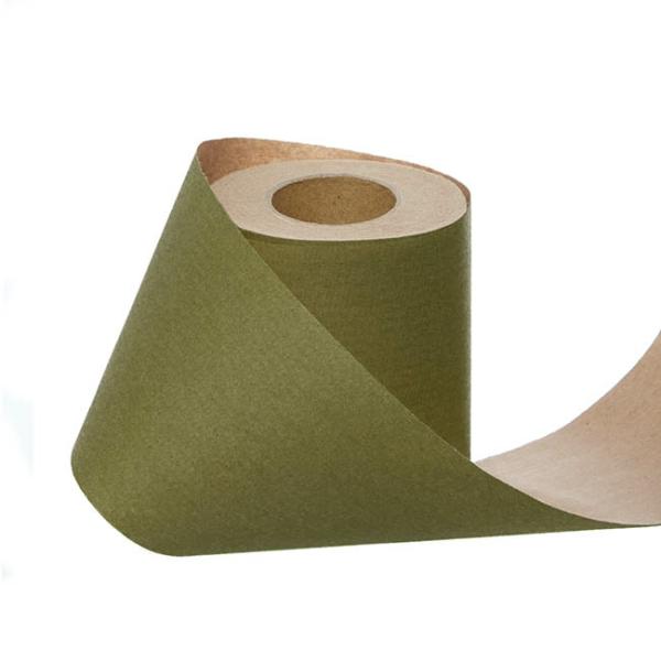 Wrapping Paper Rolls |  Wrapping Narrow Roll Solid Kraft Moss (10cmx25m) Wrapping Paper Green