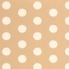 Wrapping Paper Rolls |  Wrapping Paper Roll Bold Dot White on Brown Kraft (50cmx50m) Wrapping Paper Soft Brown